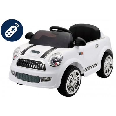 Voiture électrique enfant Baby Car Comme le modèle Mini Blanc Auto Elettrica Lamas Toys Baby Modello Mini Bianco
