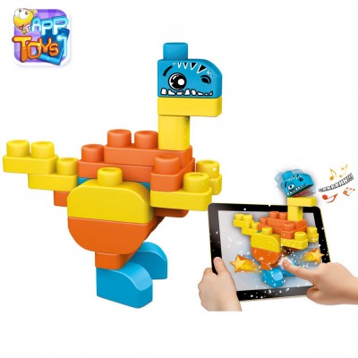 CHICCO JEU DE CONSTRUCTION APP BLOCKS DINOSAURES 30 PIECES EN PROMOTION