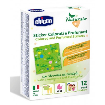 Adesivi Profumati Chicco Natural 12 pz 