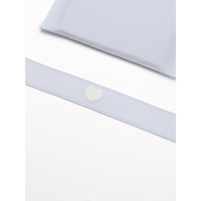 Completo Lenzuola Erbesi Ariel Azzurro 3pz