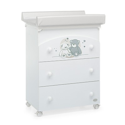 Cassettiera Fasciatoio Foppapedretti Mascotte Bianco