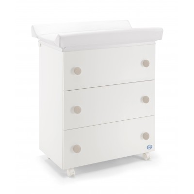 Commode à Langer Pali Win Blanc Taupe