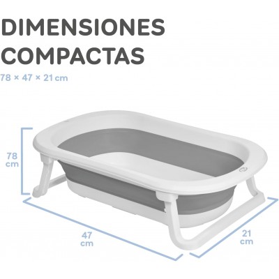 MS Innovaciones Bagnetto Flex Grigio + Cuscino Stelle