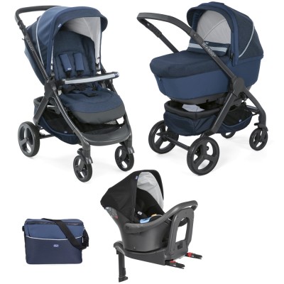 Trio Chicco StyleGo Up Seggiolino Auto I-Size Blue Passion 
