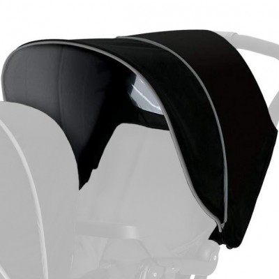 Cappotta per Seduta Posteriore Passeggino Gemellare Graco Stadium Duo Black Grey