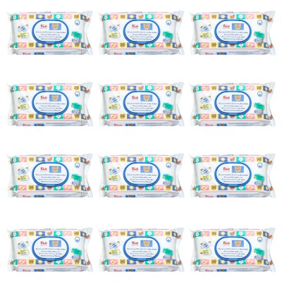 Kit Salviettine Detergenti Trudi al Nettare dei Fiori 12 confezioni da 72 pz