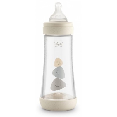 Biberon Chicco Perfect 5 Flusso Veloce 300 ml Beige