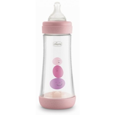 Biberon Chicco Perfect 5 Flusso Veloce 300 ml Rosa 