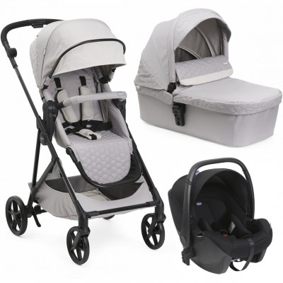Trio Chicco Seety Florence Beige con Seggiolino Kory Essential i-Size Black