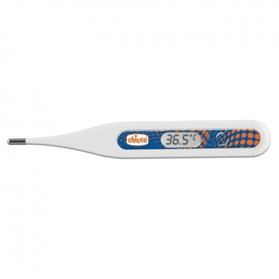 Thermom&egrave;tre P&eacute;diatrique Digital Chicco Digi Baby Bleu & Bulle Orange