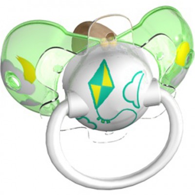 Succhietto Elemed Magic Intelligente Tettarella Ciliegia Caucciù Mis. 2 Verde Aquilone