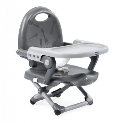 Rialzo Sedia Chicco Pocket Snack Dark Grey