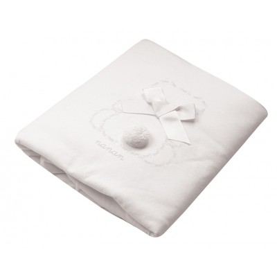 Copertina Jersey per Carrozzina Nanan Orsetto Bianco 