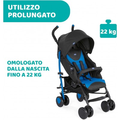 POUSSETTE CHICCO ECHO MR. BLEU CAPACITE 22 KG EN PROMOTION