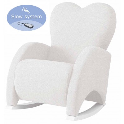 Fauteuil Micuna Love blanc avec système lent Poltrona Micuna Love Bianco con Slow System