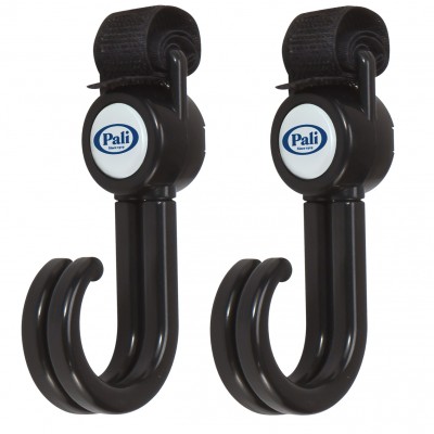 Ganci Pali Portaborse Universale per Passeggini Black