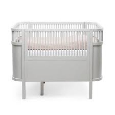 The Sebra Bed Baby & Jr. &ndash; Lit B&eacute;b&eacute; Convertible en Lit Enfant Stone Grey