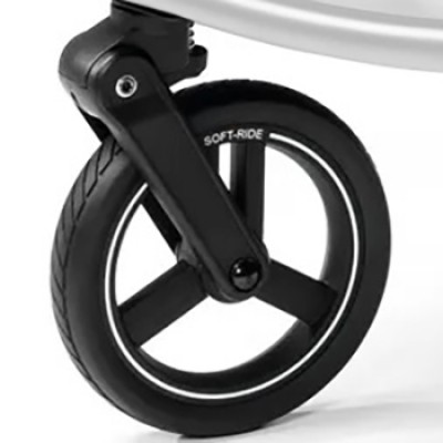 Ruota Anteriore Destra Peg Perego per Veloce TC Nero