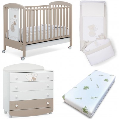 Kit Offerta Dolcecuore 500 Foppapedretti Tortora con Comò 