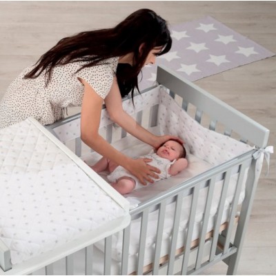 Kit Culla Riduttore Azzurra Design per Lettino Bianco/Grigio