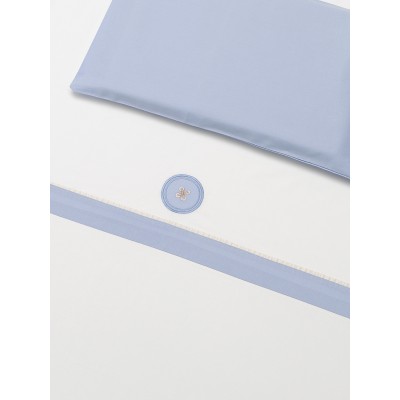 Set Lenzuola Erbesi Lilo&Giò Bianco Avio