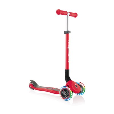 Monopattino Globber Primo Foldable Lights Red