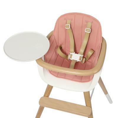 Seggiolone Micuna Ovo One Luxe con Rivestimento Rosa