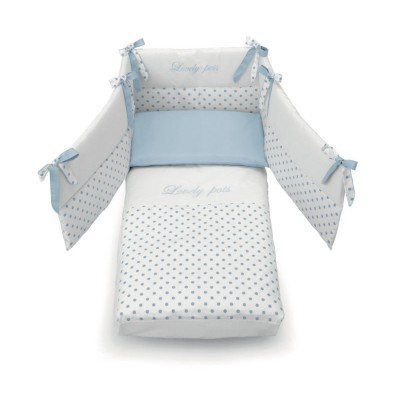 Completo Piumone Azzurra Design Contact Bianzo/Azzurro