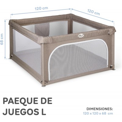 MS Innovaciones Parco giochi L - 120x120 - Beige