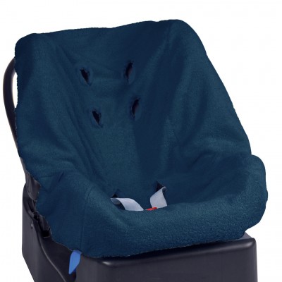 Housse de siège auto universelle Bibiprince en tissu éponge, bleue Copri Seggiolino Auto Universale Spugna Bibiprince Blu
