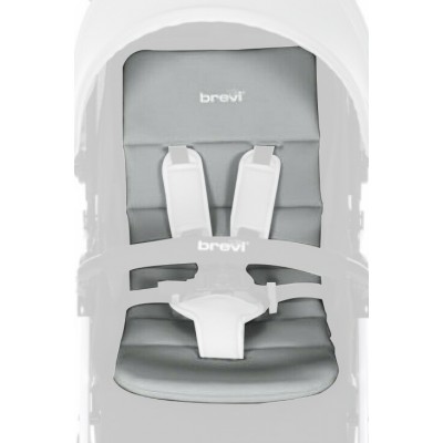 Materassino per Passeggino Brevi Mini Large Grigio Londra