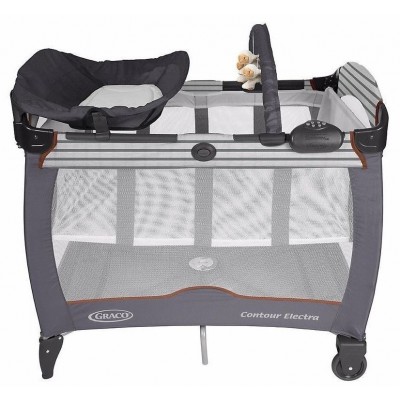 Lettino da Viaggio Graco Contour Electra Breton Stripe