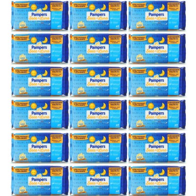 Salviettine Pampers Sole e Luna 18 Confezioni da 46 (828 Pezzi)
