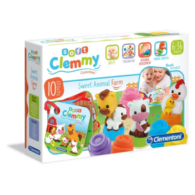 Mattoncini Morbidi Clementoni Soft Clemmy Sweet Animal Farm
