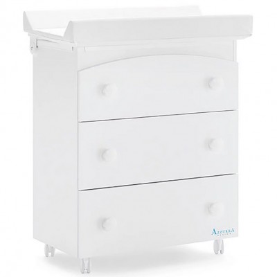 Cassettiera Fasciatoio Azzurra Design Web Bianco SENZA DECORO