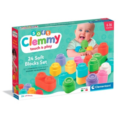 Mattoncini Morbidi Clementoni Soft Clemmy 24 Pz