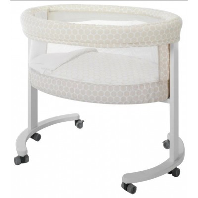 Lettino Micuna Smart Luce Bianco + Rivestimento Smart Topos Beige - Dots