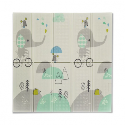 Tappeto da Gioco Innovaciones MS 120 x 120 cm Elefante con Borsa Trasporto