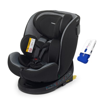 Seggiolino Auto Foppapedretti Circle i-Size da 40-150 cm Carbon + Dispositivo Antiabbandono OMAGGIO