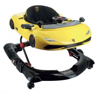 TROTTEUR NANIA BEBE LAMBORGHINI SPORT AVEC TABLETTE D EVEIL EN PROMOTION
