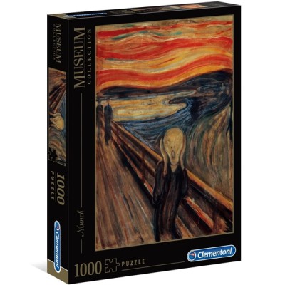 Puzzle Clementoni Museum Collection L'Urlo di Munch 1000 pz