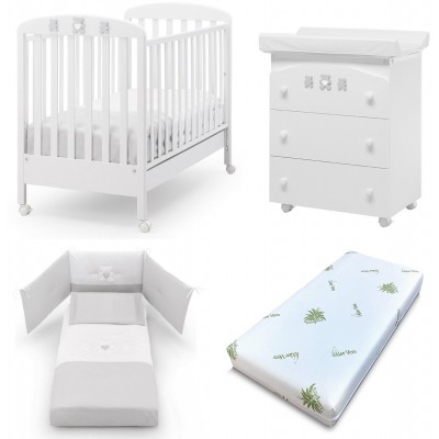 Set Erbesi Molly Bianco Grigio