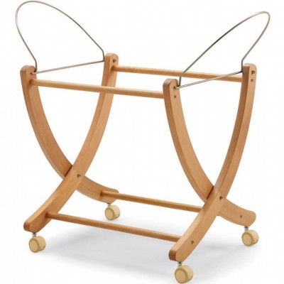 Supporto in Legno Naturale Pali per cesta porta enfant