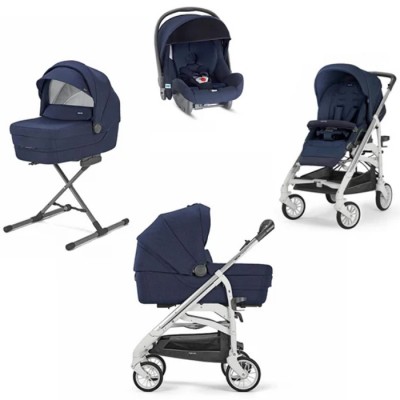 Trio Inglesina Trilogy Sailor Blue + Telaio City Bianco + Borsa