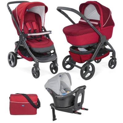 Trio Chicco StyleGo Up Seggiolino Auto I-Size Red Passion 
