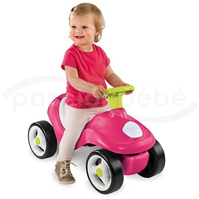 SMOBY TOYS 720102 PORTEUR ENFANT EVOLUTIF 2 EN 1 BUBBLE GO AVEC