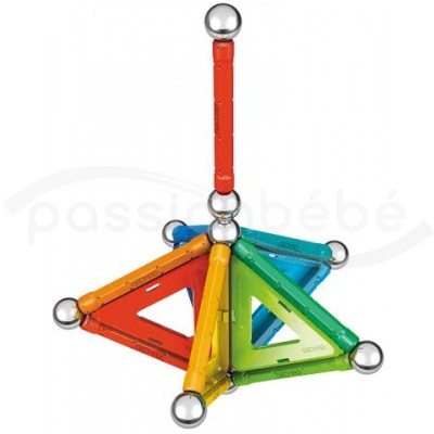 CONSTRUCTION MAGN TIQUE GEOMAG RAINBOW 32 PCS EN PROMOTION