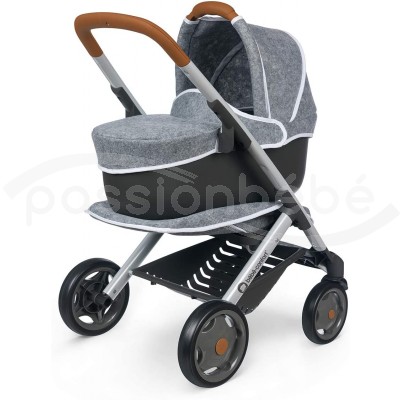 Poussette double smoby bebe 2025 confort