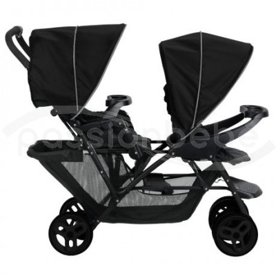Poussette double jouet graco on sale