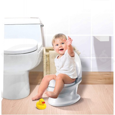 Nuby Dr. Talbot's - My Real Potty - Pot pour bébé avec bruit de chasse -  Toilette enfant - Pot d'apprentissage de la propreté - Avec vrai son et  piles incluses 
